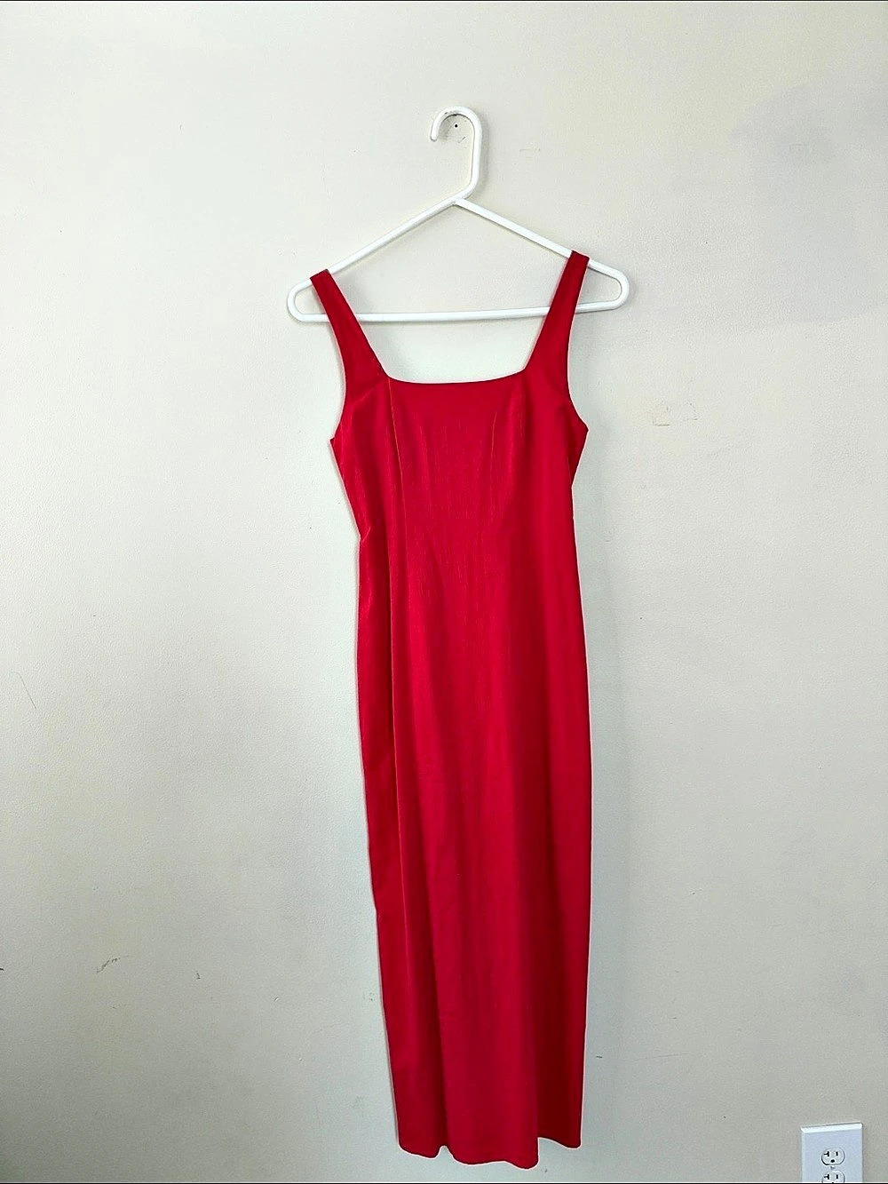 Abercrombie Midi Dress in Red Size XS NWT